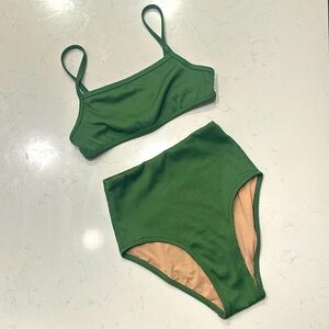 Green J.Crew Bikini Set